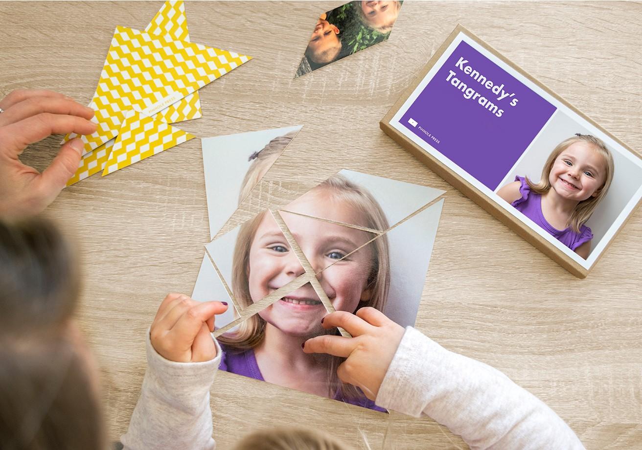 Photo Tangram Puzzles - Set of 2 for $19.99